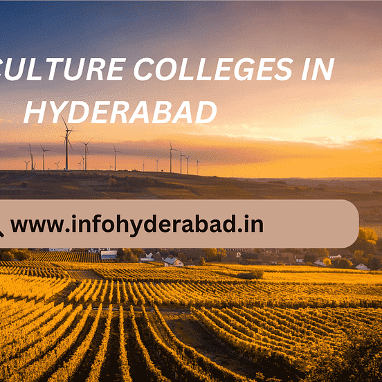 agriculture colleges in hyderabad